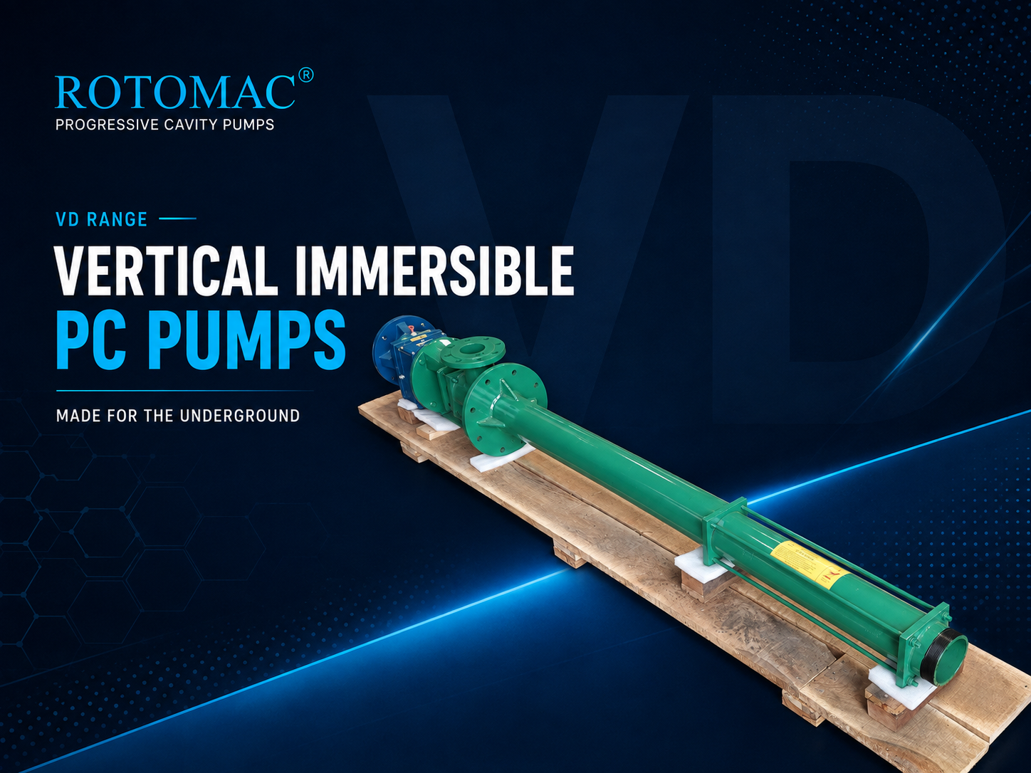 ROTOMAC VD vertical immersible pump